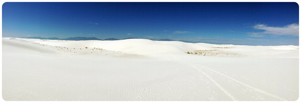 White Sands New Mexico panorama