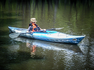 Adam in a Kayak