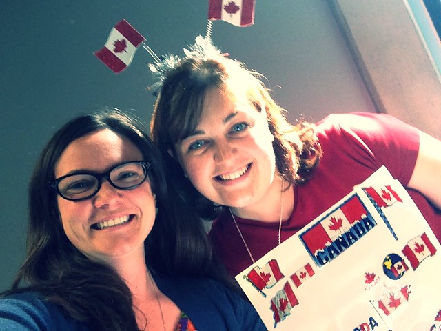 Oh Canada!!! Celebrating from   across the Atlantic thanks to @marcielew
