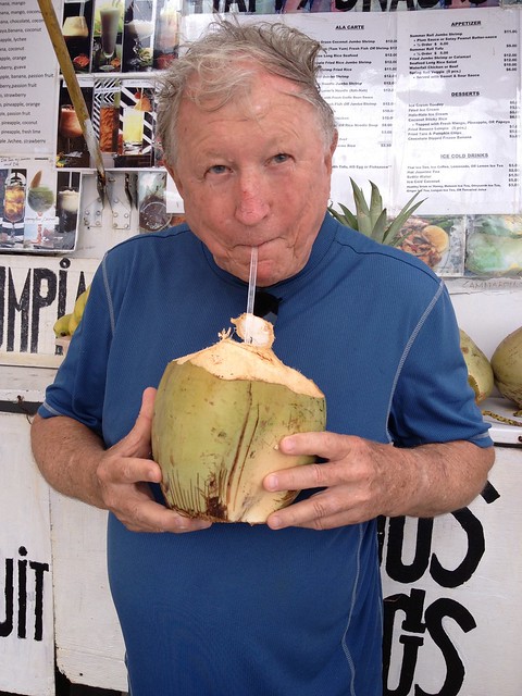 Jim with Coconut