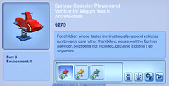 Springy Speeder Playground Vehicle by Wiggin Youth Architecture