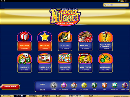 Lucky Nugget Casino Lobby