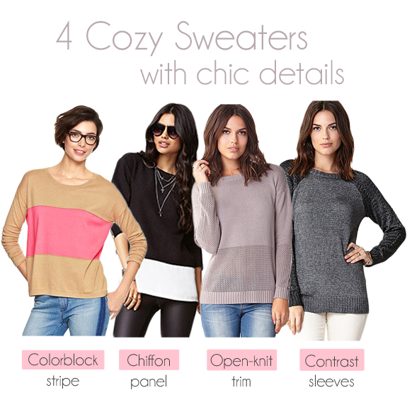 Cozy sweaters with chic details, Winter Chic, Winter Style