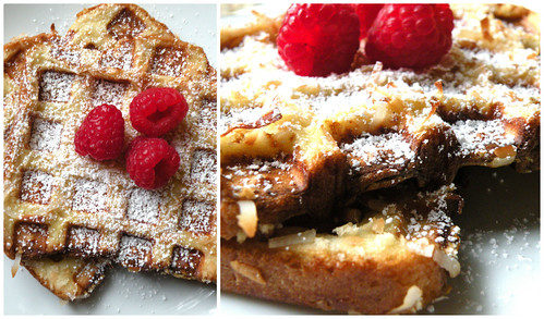 Mrs. Fields Secrets Coconut Crusted French Toast Waffles