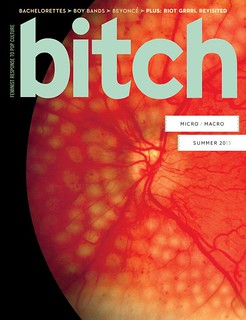The Micro/Macro cover, with a giant eyeball photo on the front