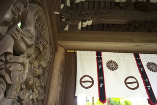 Fujin (wind god) of Minami-somon gate @ Matsuo-dera temple.