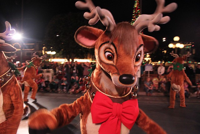 A Christmas Fantasy parade 2013 at Disneyland