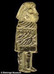 Figurine made from Roman gold coins