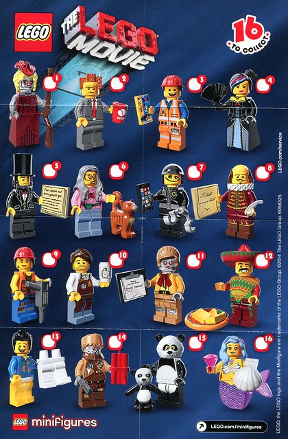 71004 LEGO Minifigures The LEGO Movie Series INS1