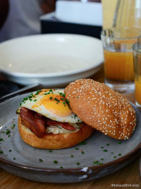 Three Williams Cafe - Sydney - Bacon & Egg Roll