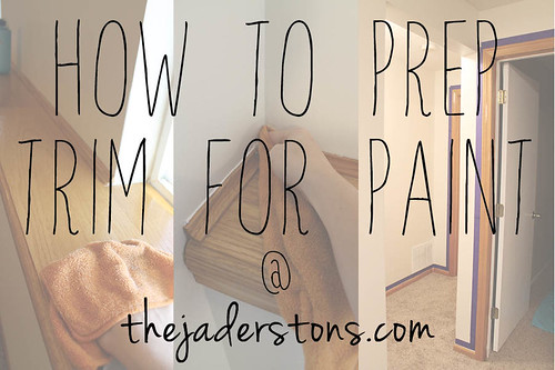 How to Prep Trim for Paint