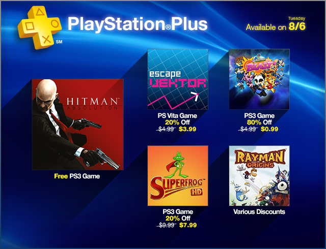 PlayStation Plus Update 8-6-2013