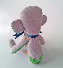Sock Monkey Style Fabric Monkey(back)