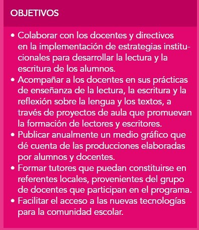 Alfabetización digital para Andalgalá - Objetivos