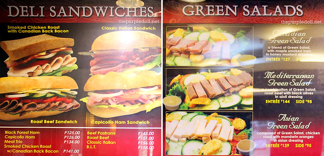 Earle's Delicatessen Menu Deli Sandwiches and Green Salads