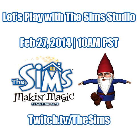 let's play sims makin' magic