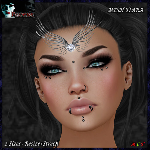 [NEW RELEASE ON SALE!] *P* MESH Angel Tiaras ~Silver~