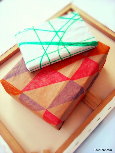 DIY Wrapping Paper Inspired By Kelly Wearstler