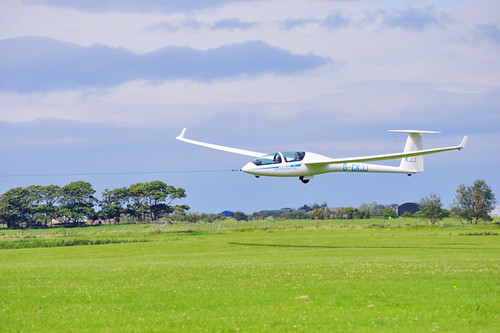 Glider Being Tugged, Ulster Gliding Centre