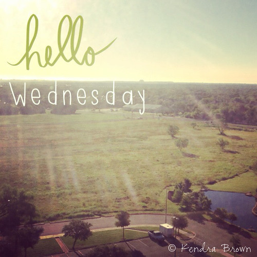Hello, Wednesday