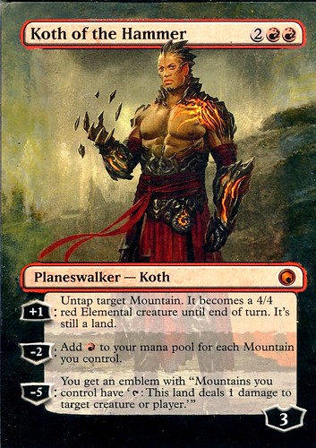 Koth of the Hammer Altered Art Magic the Gathering altered card art mtg koth of the hammer altered