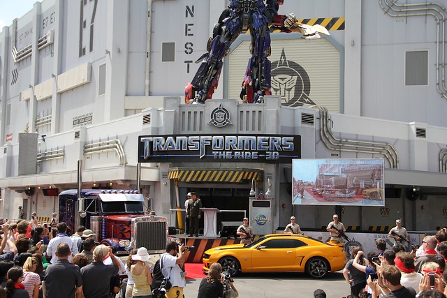 Transformers: The Ride 3D grand opening at Universal Orlando