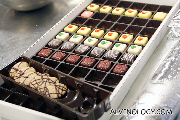 Beautiful hand-made chocolates 