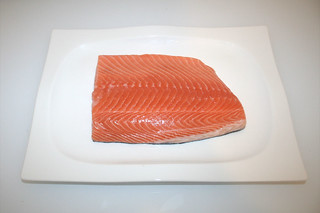 01 - Zutat Lachsfilet / Ingredient salmon filet