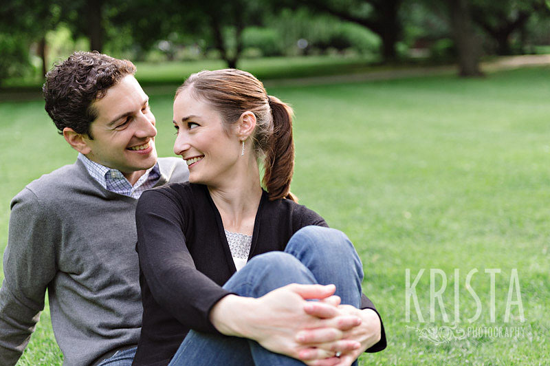 Summer Engagement Portrait Session in Brookline, MA