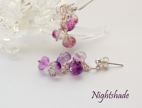 Nightshade Earrings. by gemwaithnia