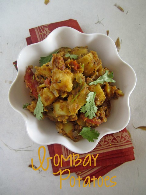 Anjum's Indian Vegetarian Feast - Bombay Potatoes