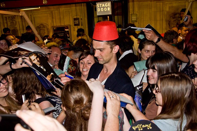 Doctor Who Proms 2013 - Ben Foster wears a Fez