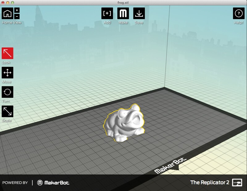Makerbot screenshot