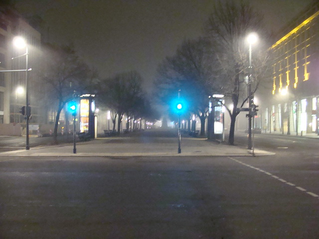 Berlin Street at Night