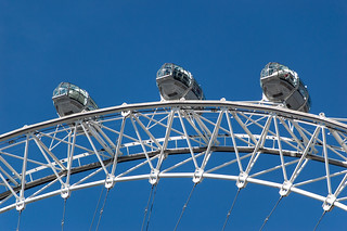 La grande roue London Eye et ses nacelles