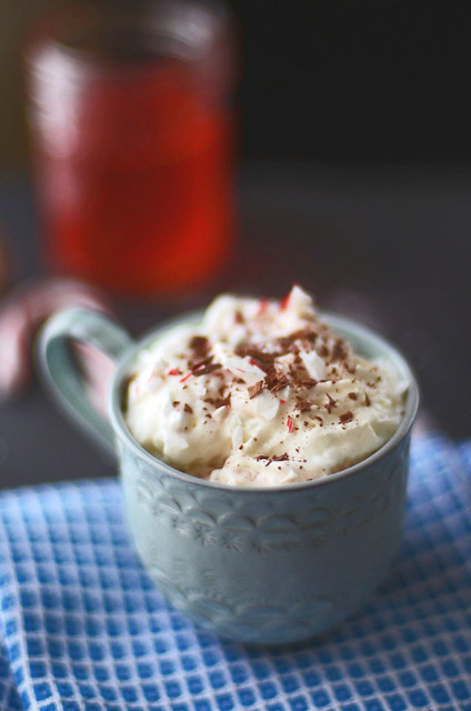 Peppermint Infused Vodka // Peppermint Vodka Hot Cocoa | Fork Vs Spoon