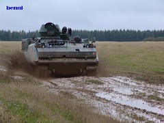 nederlandse landmacht 42 Tankbataljon  2004 auf Übung in Camp Vogelsang
