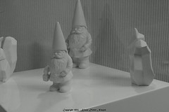 			Klaus Naujok posted a photo:	First attempt on some B&W photography, using same white figures on white background.