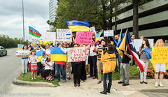 Ukrainian protest in Houston