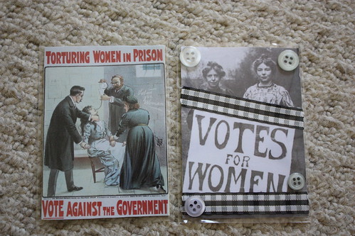 Suffragette ATCs
