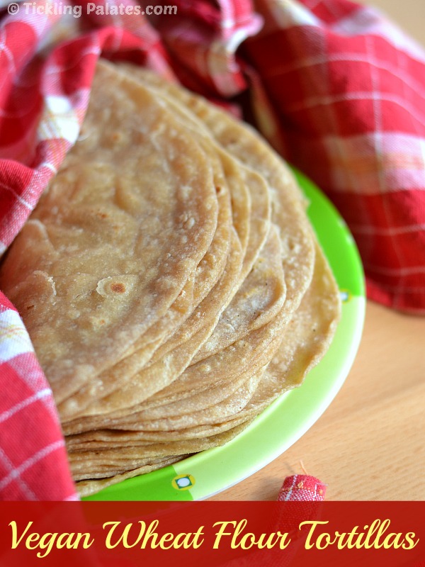 homemade whole wheat flour tortillas recipe