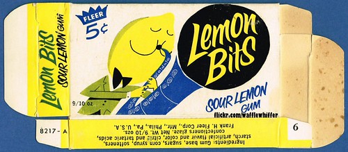 Fleer Lemon Bits Gum - 1960s by Waffle Whiffer