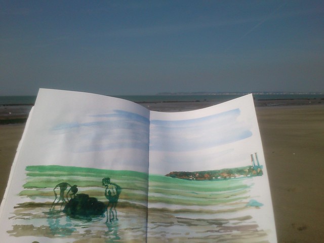 Normandy Holidays Homework #2 - spring tide pic