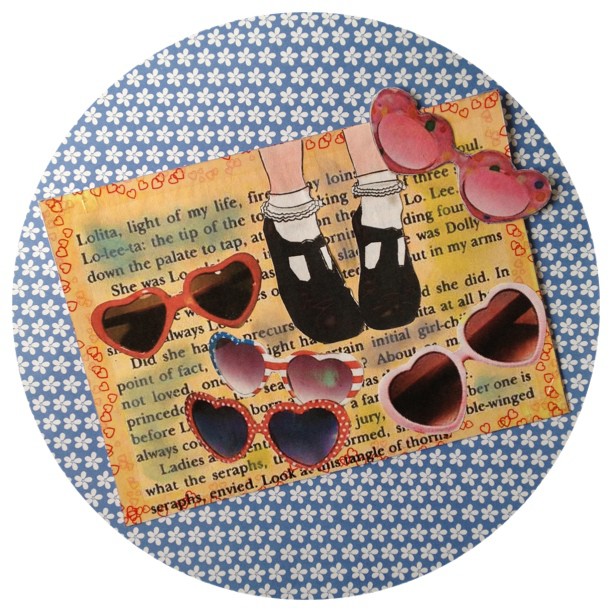 #postcard #book #miniletter #lolita #glasses #snailmail #handmade #incoming