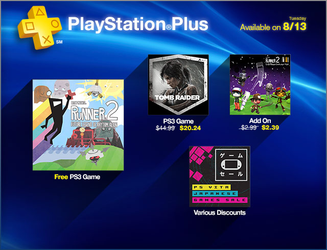 PlayStation Plus Update 8-13-2013