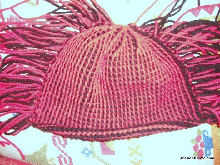 Moe-Tunisian-crochet-hat-tied-together