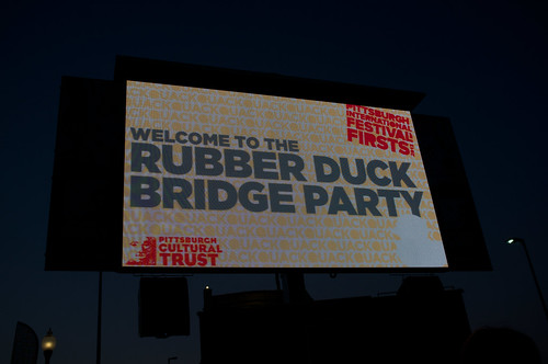 Rubber Duck Bridge Party.