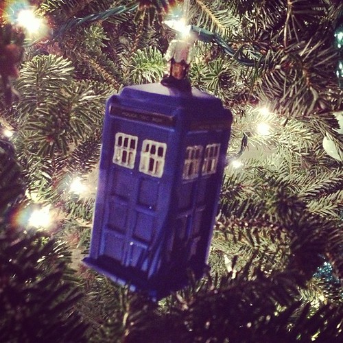 Let's take a tour! This year's ornament. #tardis #doctorwho
