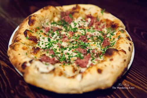 Agnello wood-fired pizza