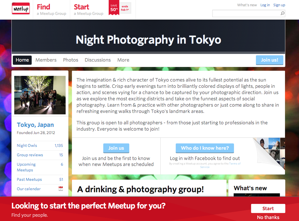 Night Photography in Tokyo
